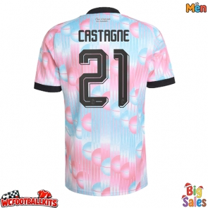 Belgium Timothy Castagne #21 Replica Away Stadium Shirt World Cup 2026 Short Sleeve